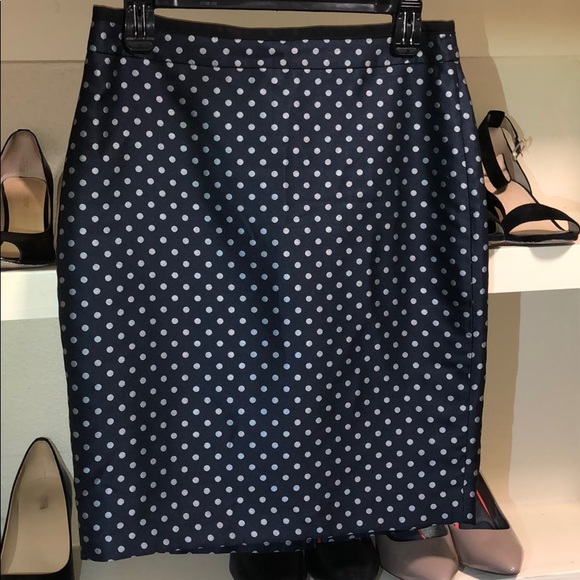 ❗️SOLD❗️Ann Taylor Polka Dot Skirt - Picture 3 of 8
